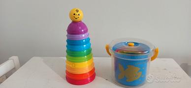 Torri impilabili e barchetta