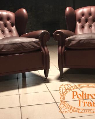 Nr.2 Poltrona Frau 1919 HERITAGE+piatto NUOVE -50%
