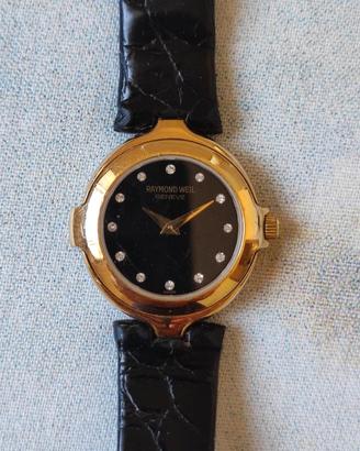 OROLOGIO RAYMOND WEIL ORO 18KT E 12 DIAMANTI NUOVO