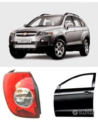 Chevrolet Captiva frontale cofano paraurti fanale