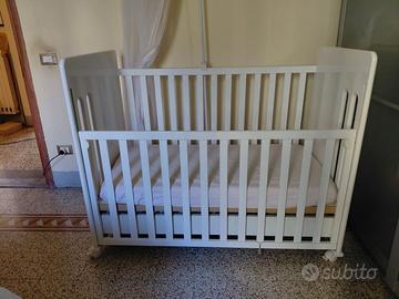 Letto bambino 0-5 anni con sponde e materasso