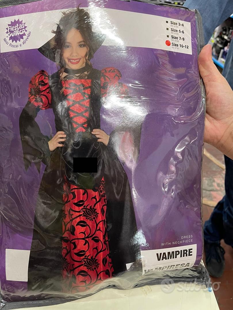 Costume Bambina Contessa Vampiro Dracula Twilight Travestimento