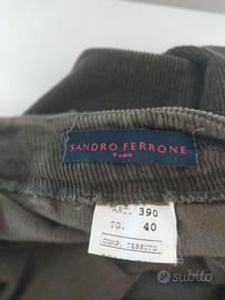 pantaloni velluto a costine