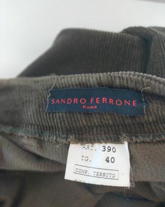 pantaloni velluto a costine