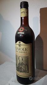 Vino Gaiole Ricasoli chianti classico 1971