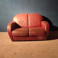 Divano Sofà Club Chester Chesterfield in cuoio 