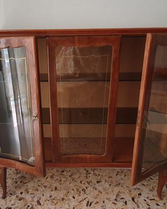 vetrina cristalliera mobile vintage