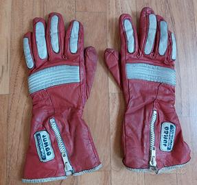 Vecchi guanti da moto anni '70