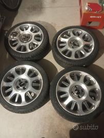 Gomme + cerchi in lega fiat 500