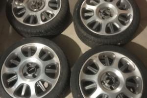 Gomme + cerchi in lega fiat 500