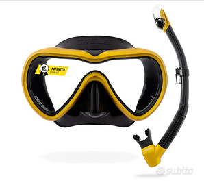 Maschera Sub CRESSI A1 Anti Fog + snorkel Epsilon