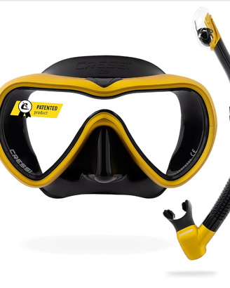 Maschera Sub CRESSI A1 Anti Fog + snorkel Epsilon