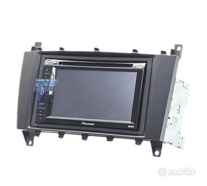 CORNICE NERA AUTORADIO 2-DIN MERCEDES CLASSE-C W20