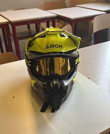 Casco cross airoh con maschera 100%