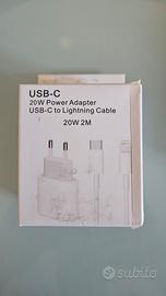 Caricabatterie 20W USB-C to Lighting 2M