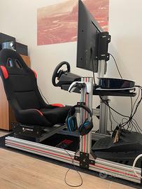 Postazione di guida Simxpro R80 + sedile