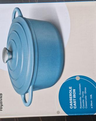Cocotte Casseruola in ghisa d.24(3,9 lt) Royalvkb