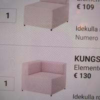 Divano piccolo a 2 posti Ikea