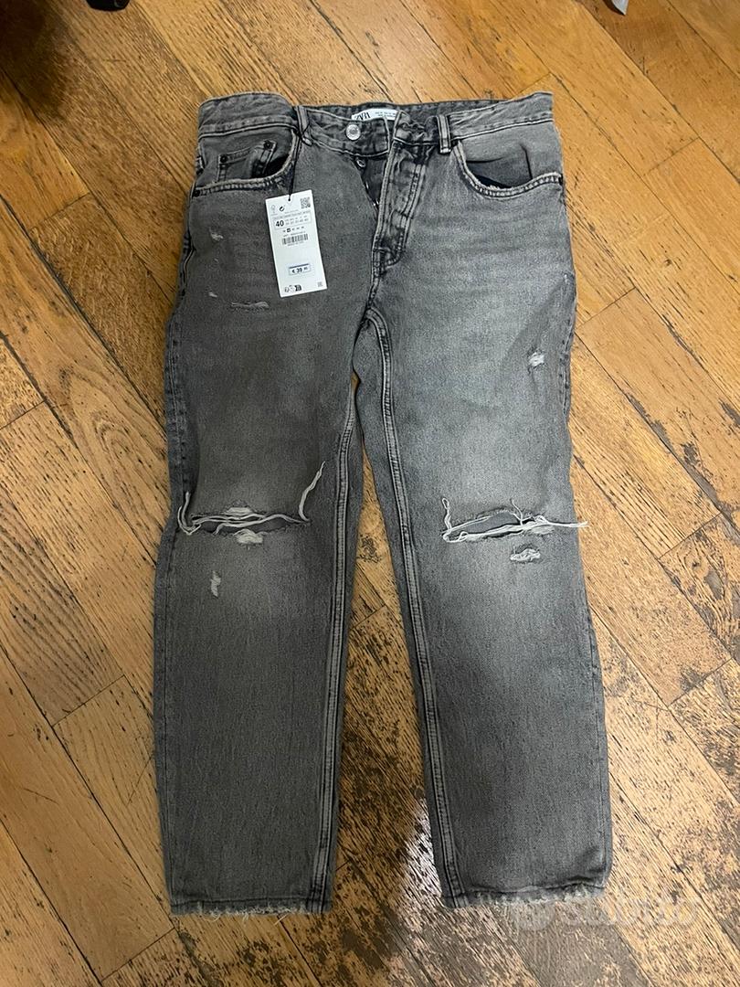 Jeans zara strappati Abbigliamento e Accessori In vendita a Roma