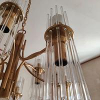 Lampadario in cristallo Gaetano Sciolari 60-69'
