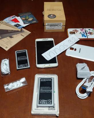 Batteria Nuova s5 G900F+Display Frame LCD+KitAcces