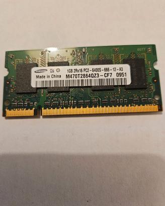 1GB DDR2 SO-DIMM PC2-6400