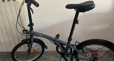 Bici pieghevole BTWIN 120 grigia