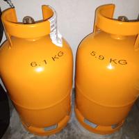 2 Bombole gas vuote
