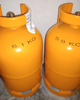 2 Bombole gas vuote