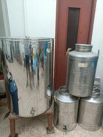Contenitori Acciaio per olio