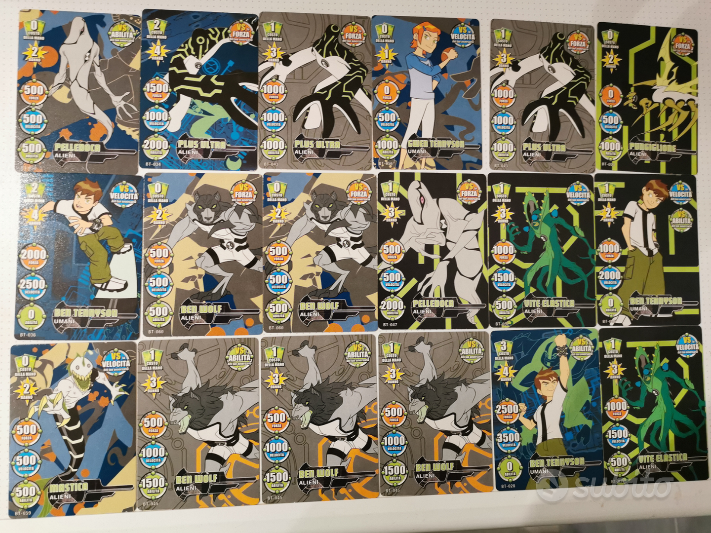 Carte Ben10 Collezionismo In vendita a Chieti
