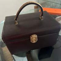 Beauty case vintage in tapiro