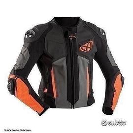 IXON Giacca Moto Pelle Vendetta JK Evo Uomo Aranci