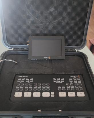 mixer video + monitor blackmagic 