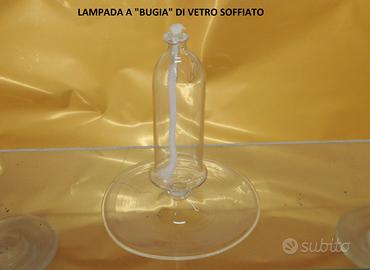 Lampade Liturgiche in vetro a olio o cera liquida