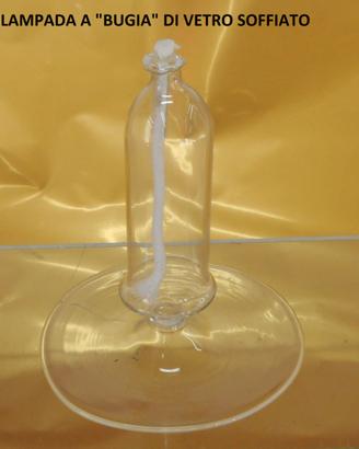 Lampade Liturgiche in vetro a olio o cera liquida