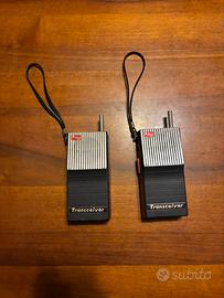 Coppia Walkie Talkie Vintage AMFO Transceiver