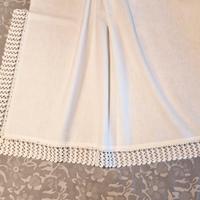 Lenzuolo Matrimoniale con pizzo fatto a mano