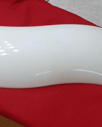Plafoniera in pvc bianca ondulata