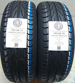 2 GOMME 195 60 15 SEMPERIT A76411