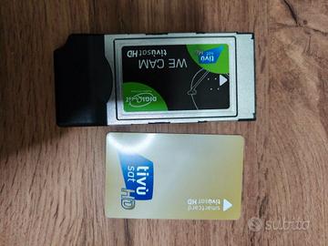 CAM Digiquest + Tessera Tivùsat Oro HD