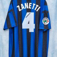 Maglia Umbro Inter 1996-97 Zanetti 4 XL originale 