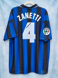 Maglia Umbro Inter 1996-97 Zanetti 4 XL originale 