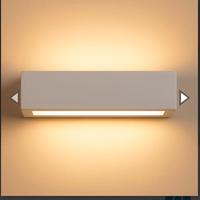 applique gesso bianco rettangolare moderna