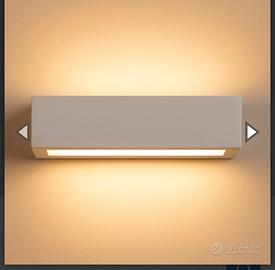 applique gesso bianco rettangolare moderna