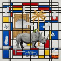 Quadro Moderno Astratto - 60x60