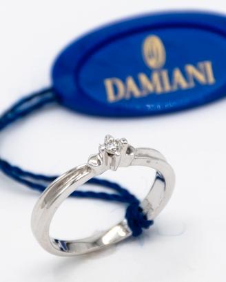 ANELLO DAMIANI SOLITARIO ORO18KT DIAMANTE A.117
