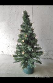 Alberto di Natale in fibra ottica 