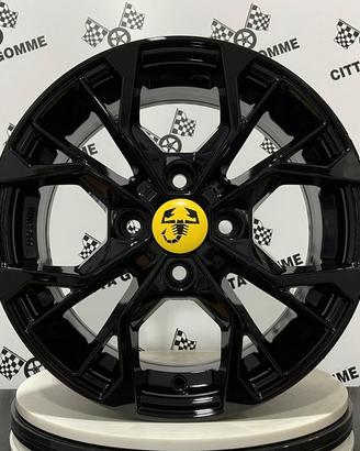 4 Cerchi in lega Abarth 500 da 15 Nuovi