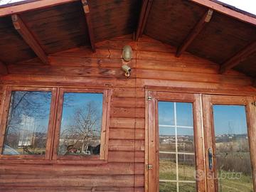 Casa in legno massello abitabile